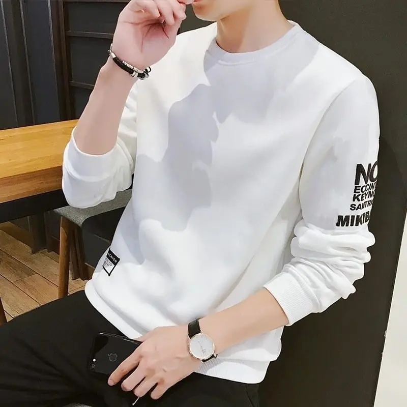 Kaos distro lengan panjang crewneck unisex bahan voxi premium baju lengan panjang kayser martins