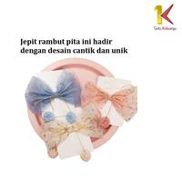 Gambar [COD] SK C1268 Jepit Rambut Pita Anak Motif Rumbai Bola Bola - Baby Pink dari satukeluargaid Kab. Tangerang 4 Tokopedia