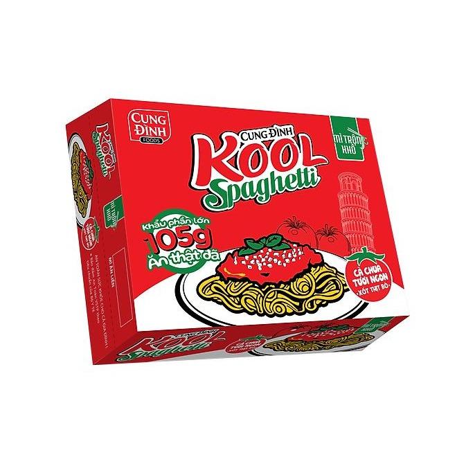 Thùng 30 Gói Mì Cung Đình Kool Spaghetti (105g X 30 Gói)