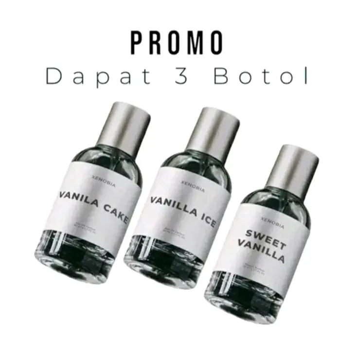 BELI 1 DAPAT 3 BOTOL Farfum vanila wangi pria dan wanita farfum unisex Parfum