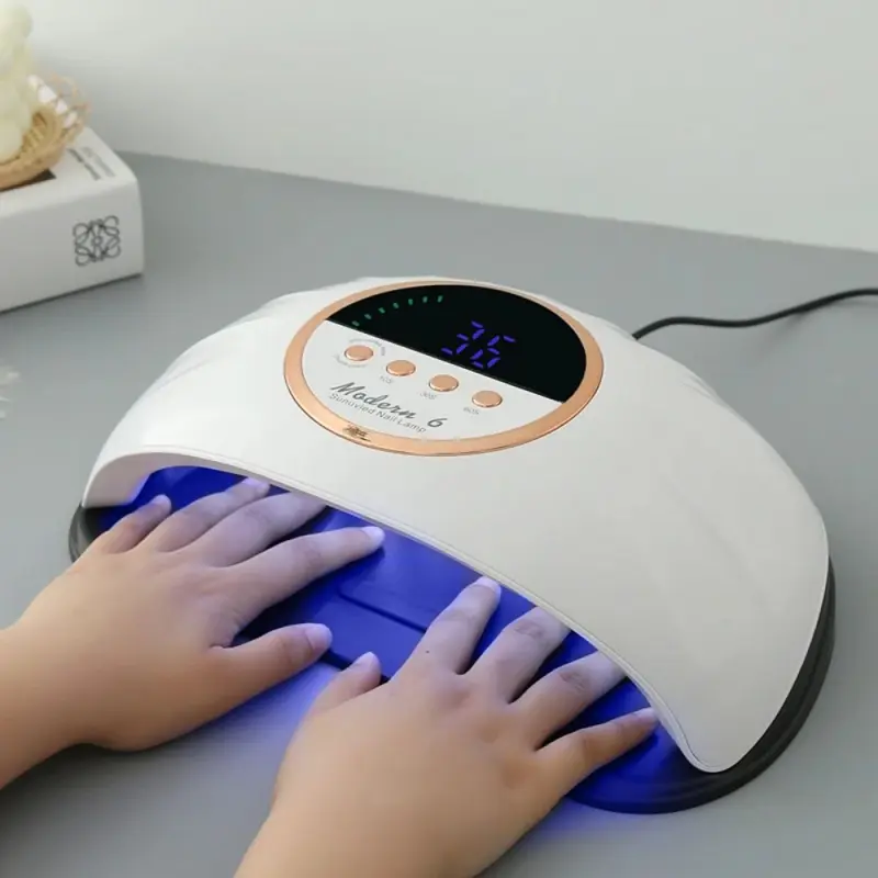 Modern 6 Pengering Kutek UV Lamp Nail Dryer Sensor LCD Display BE317 0
