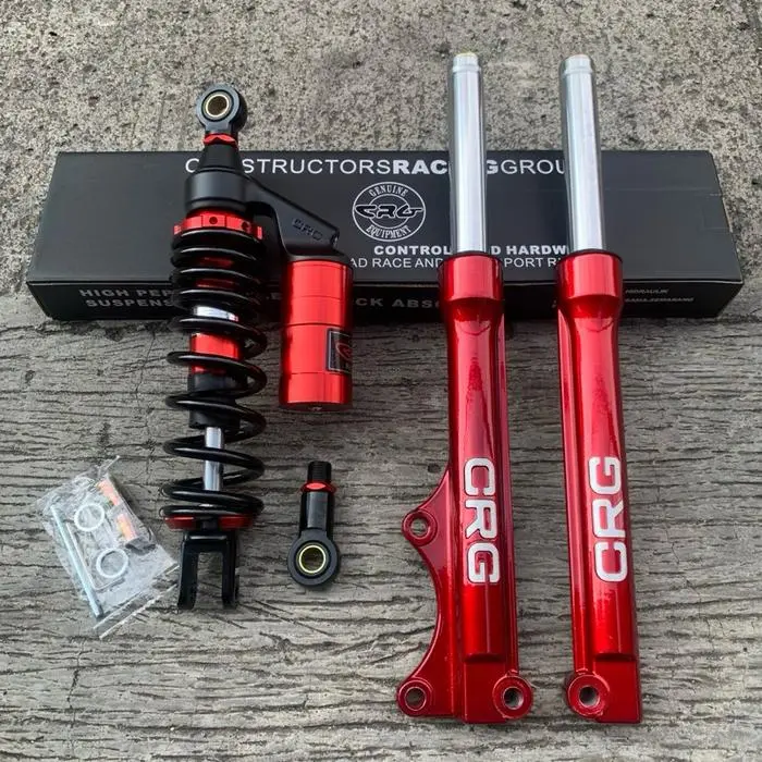 Paket shock suspensi depan belakang motor vario mio beat scoopy genio ...