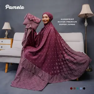 ￼Mukena Dewasa Bahan Rayon Premium Adem Lembut Nyaman di pakai