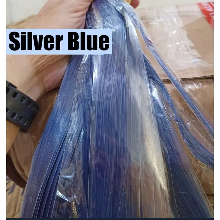 Rambut Jepit palsu Colourful Extention Wanita pemanjang rambut warna warni / Wig rambut palsu wanita 4