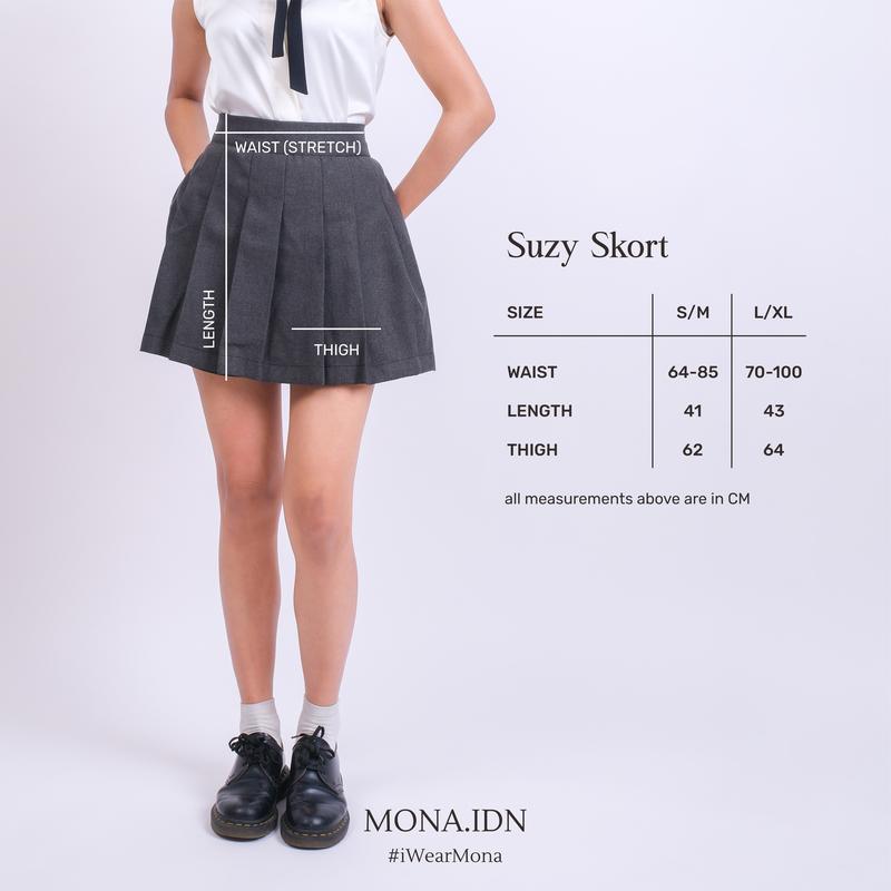 Product Introduction of MONA - Suzy Skort Wanita Rok Tennis Casual Celana Rok Perempuan Semiwol Premium Tebal Tidak Menerawang 0