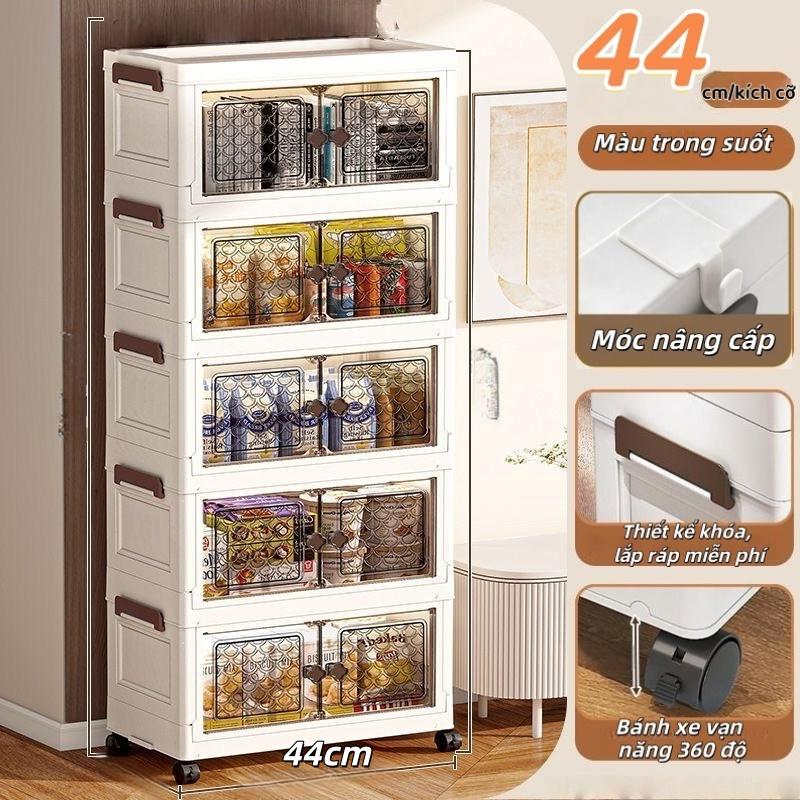  【 44CM RỘNG  Tủ quần áo gập lớn,Tủ đồ trẻ em - Tủ đựng đồ ăn vặt tủ móng tay xinh ,Tủ đựng đồ ăn vặt: Tủ đựng chén bát Đồ lưu trữ nhà bếp không cần lắp ráp- Tủ giày Đồ lưu trữ di động không cần lắp ráp.tủ người khuyết tật-tủ chăm sóc toàn thân 61954  