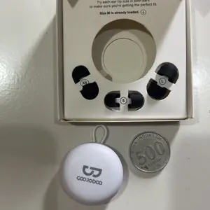 [BUKAN TWS] GOOJODOQ J234 24dB Noise Cancelling Earplugs, Extra Soft Silicone, 4 Sizes, Secure Fit for Sleeping and Travel