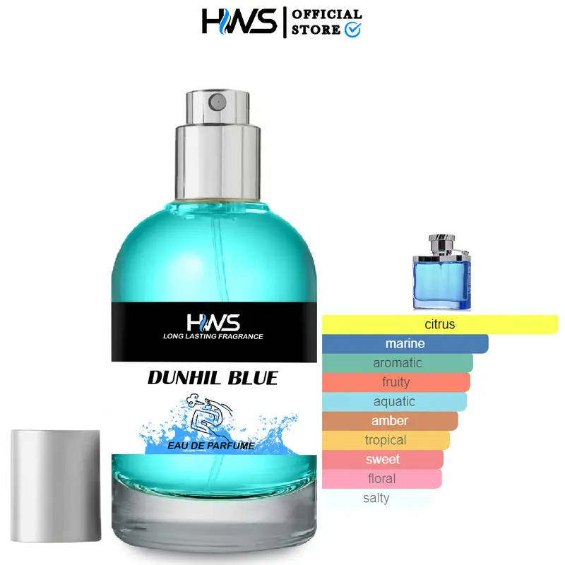 Parfum DUNHIL BLUE By HWS Eau De Parfum 50mL Parfum Original Parfume Unisex Minyak Wangi Tahan Lama 0