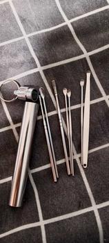 Product Review of AZAHRA KOREK KUPING STAINLESS 6in1 PLUS WADAH TABUNG ALAT PEMBERSIH TELINGA EAR CLEANER KOTORAN SET from E**e 0