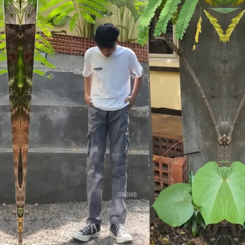 Celana Cargo Pants remaja Pria Pinggang Karet Bahan Katun Twill Strecth Premium 2