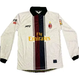 MFZ-RETRO LONGSLEVE FANTASY AC MILAN PUTIH