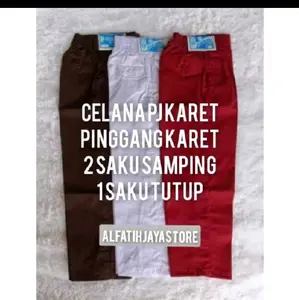 SERAGAM SEKOLAH CELANA PANJANG KARET UNTUK TK/SD Fashion