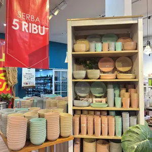 KHADEEJA - PAKET BUNDLING ALAT MAKAN PLASTIK ISI 8PCS