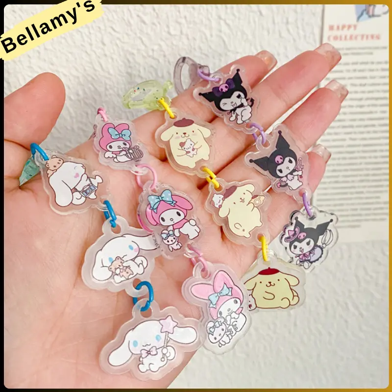 COD ❤️ Gantungan Kunci Dengan Liontin Kecil Model Steve Sanrio Untuk Dekorasi Tas / Keychain Sanrio / Mini Keyring Gantungan Kunci-Bellamy's