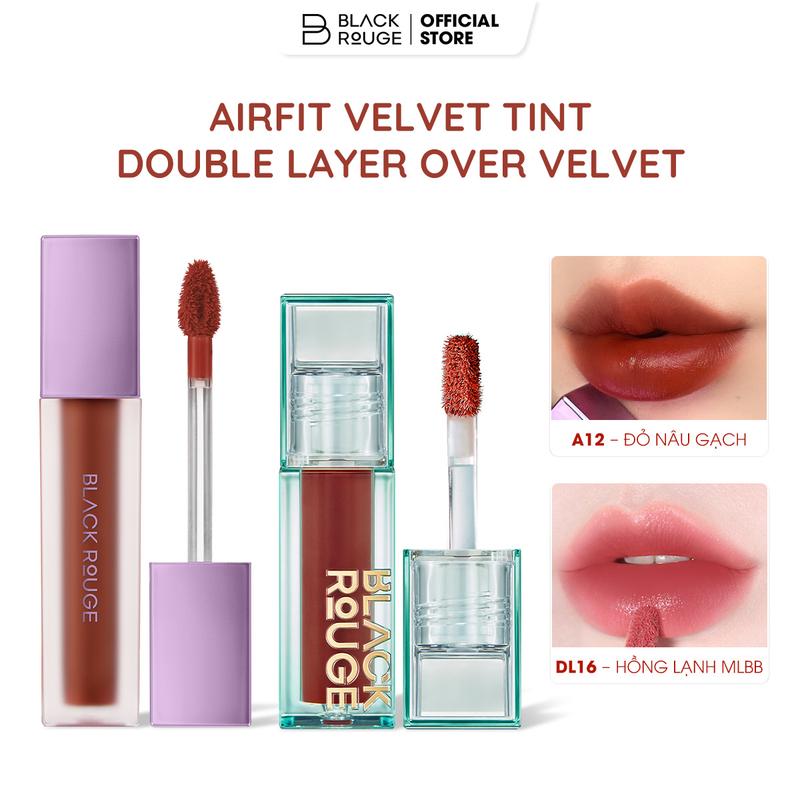 Combo Son Kem Black Rouge A12 + DL16