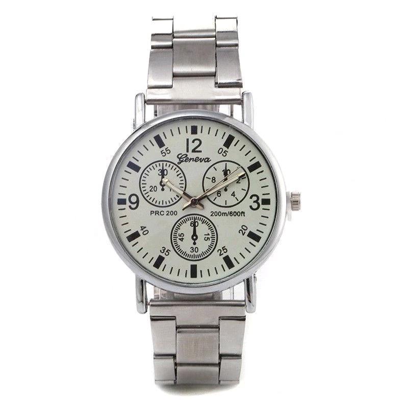 C ( C10 ) JAM TANGAN COUPLE GNEVA PRIA DAN WANITA  STAINLESS STELL 2