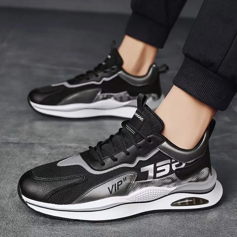 2026 Nuevos zapatos deportivos casuales para exteriores para hombre, estilo callejero, suela cómoda y suave, zapatos de tenis con cordones livianos y antideslizantes, modernos y versátiles, adecuados para correr, viajar, hacer senderismo, viajar al trabajo y uso diario. - Foto 8