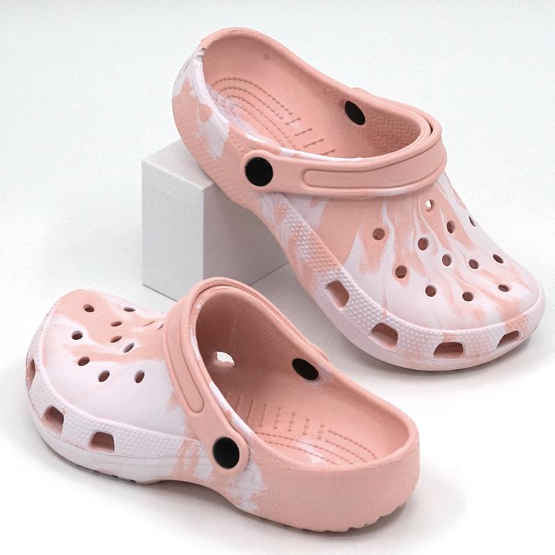 Product Introduction of Tie dye  Neutral slippers sandals summer beach shoes wrapped toe breathable Outdoor shoes for men and women 6