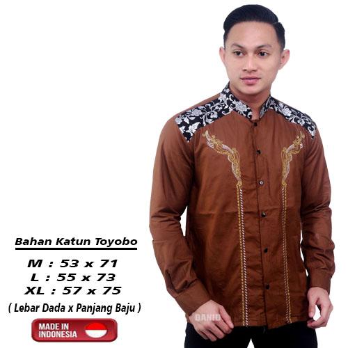Koko Coksu Pria Kekinian  Motif Bordir Nyaman Dipakai! 2