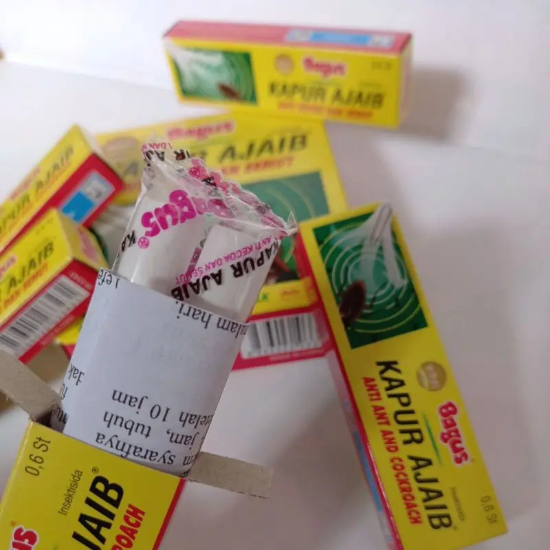 KAPUR AJAIB Kapur Semut/kapur bagus anti kecoa/KAPUR BAGUS/Penghilang Kutu/JAMINAN 100% ASLI 1