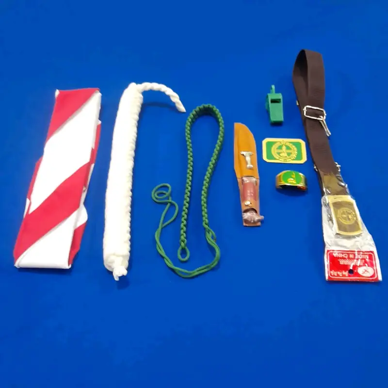 satu set atribut pramuka siaga cewe cowo plus topi siaga kumplit plus sabuk ori siap pakai bisa cod murah 2