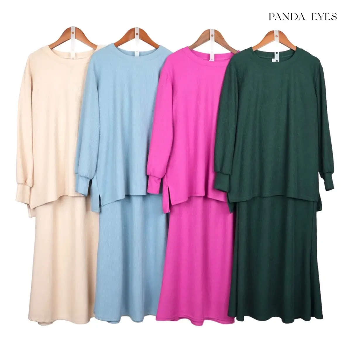 PANDAEYES SWEATSHIRT SET SKIRT (CLO-CNJJ0291SET) Suits Blazer
