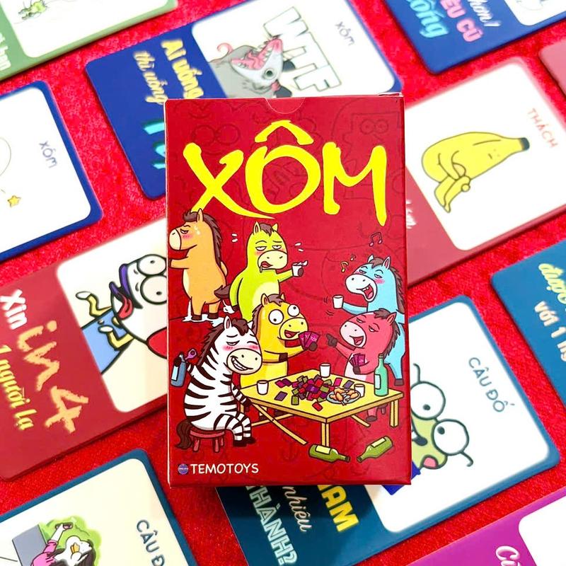  Bộ bài Xôm boardgame thách thật trò chơi câu đố drinking game cho bạn bè gia đình vui nhộn lễ tết 
