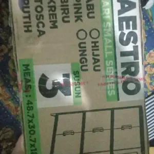 Lemari Plastik 3 Susun Serbaguna Lemari Plastik NEW DIAMOND MAESTRO TABITHA