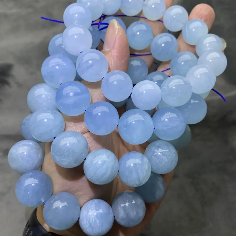 Live viewing purchase link Natural aquamarine aquamarine gold gold aquamarine aquamarine aquamarine purple tourmaline purple yellow powder shrubby crystal petrite lithium mica bracelet