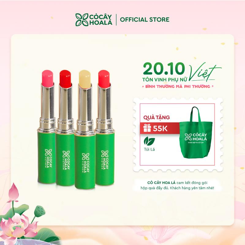 Son Dưỡng Môi Mềm Mịn, Giúp Môi Trông Hồng Hào Tự Nhiên, Căng Mọng 3M Cỏ Cây Hoa Lá - 1.5g