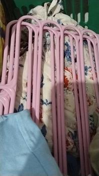 Product Review of HUGO Gantungan Hanger 5 Susun Serbaguna Gantungan Jilbab Gantungan Celana Baju Pakaian Plastik Multifungsi from i** 0