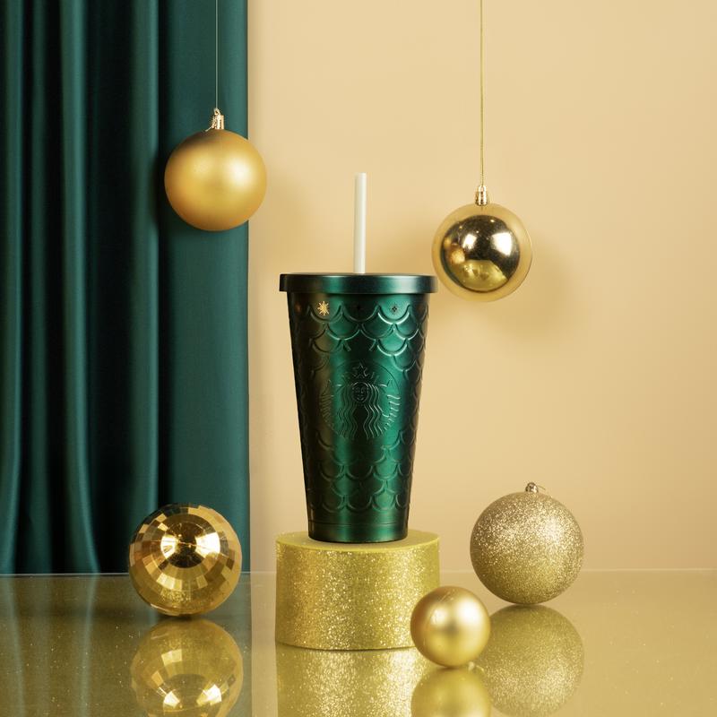 Ly Starbucks Coldcup FOREST GREEN TALOS