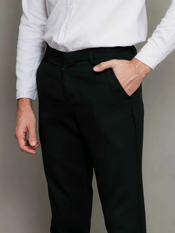 PAKET HEMAT 2 Celana Formal Pria Panjang Bahan kantor kerja formal PRIA Slimfit Dewasa 5