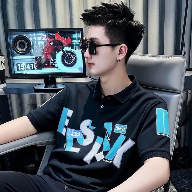 Áo thun PL-601 nam nữ in họa tiết graphic hai màu đen trắng basic chất cotton dày dặn co dãn thoáng mát PTH Menswear