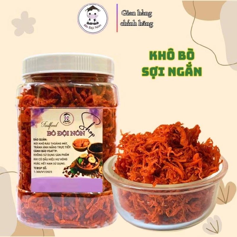 500gr khô bò sợi giả heo ăn liền
