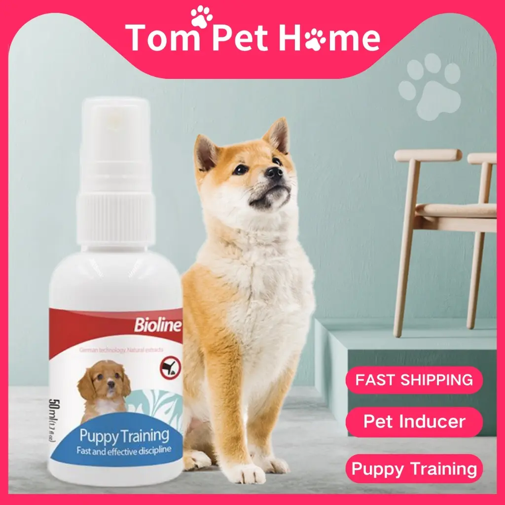 Bioline Puppy Training toilet inducer Spray 120ml/50ml Spray for Dogs