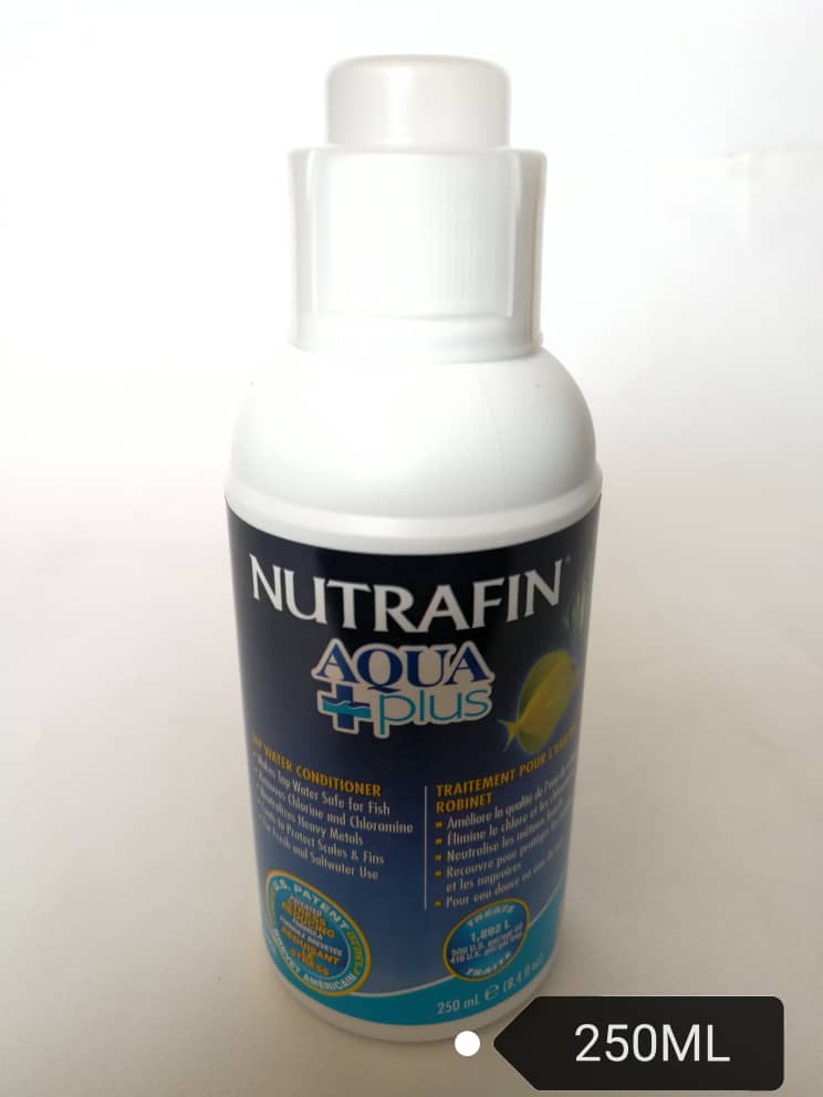Nutrafin Aqua Plus 250ml Water Conditioner Aquarium Fish Ikan Akuarium Air Konditioner