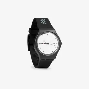 Geoff Max - Midnight Black White | Jam Tangan | Watch Unisex Stainless Watches