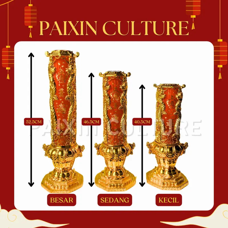 Lilin Jelly Sembahyang Imlek Naga / Lilin Jelly Naga Berdiri (Ukuran Besar) 1