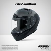 Gambar HELM FULL FACE RSV FFS21 BLACK GLOSSY SINGLE VISOR SERTIFIKASI SNI DOT & ECE R22.05 HELM DEWASA - SM dari RSV Helmet Official Shop Kota Bandung 4 Tokopedia