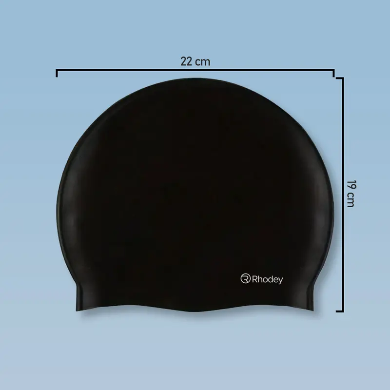 Topi Renang Silicone Swim Cap Elastis Lembut Fleksibel Nyaman Digunakan | Penutup Pelindung Kepala Saat Berenang | Peralatan Olahraga Air Dewasa Swimming Sport 5