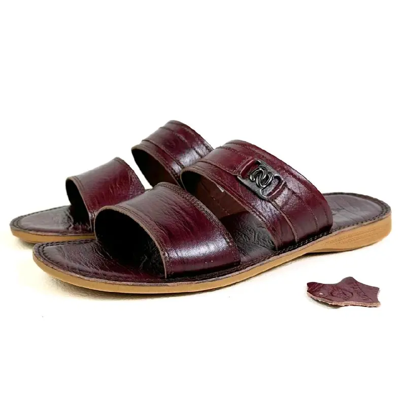Sandal Pria Kulit Sapi Asli LOZTA A1 Premium Series - Anti-Slip & Ergonomis - Karet 1