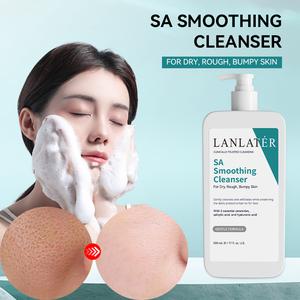 Lanlater SA Smoothing Cleanser 500ml Untuk Kulit Kering Rendah & Bumpy Dengan Formula Lembut Membantu Mengurangkan Bumpy Memberikan Kelembapan Alami Aman Untuk Kulit Kering Facial Pembersih