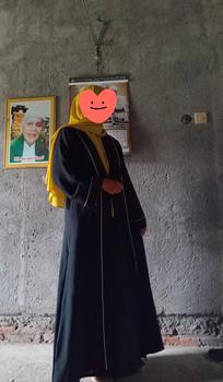 Product Review of ZARQA - Luna Gamis 2 | Abaya gamis sisesa Two Tone List Bisban Polos Muslim Turki Dewasa Remaja Lebaran terbaru 2025 Crinkle Mewah Maxi abaya santri Airflow Simple from M**y h**a 0