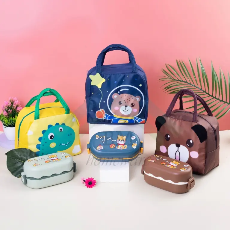 Lunch Box Set Tas Bekal 2In1 / Kotak Makan  + Tas Bekal 0