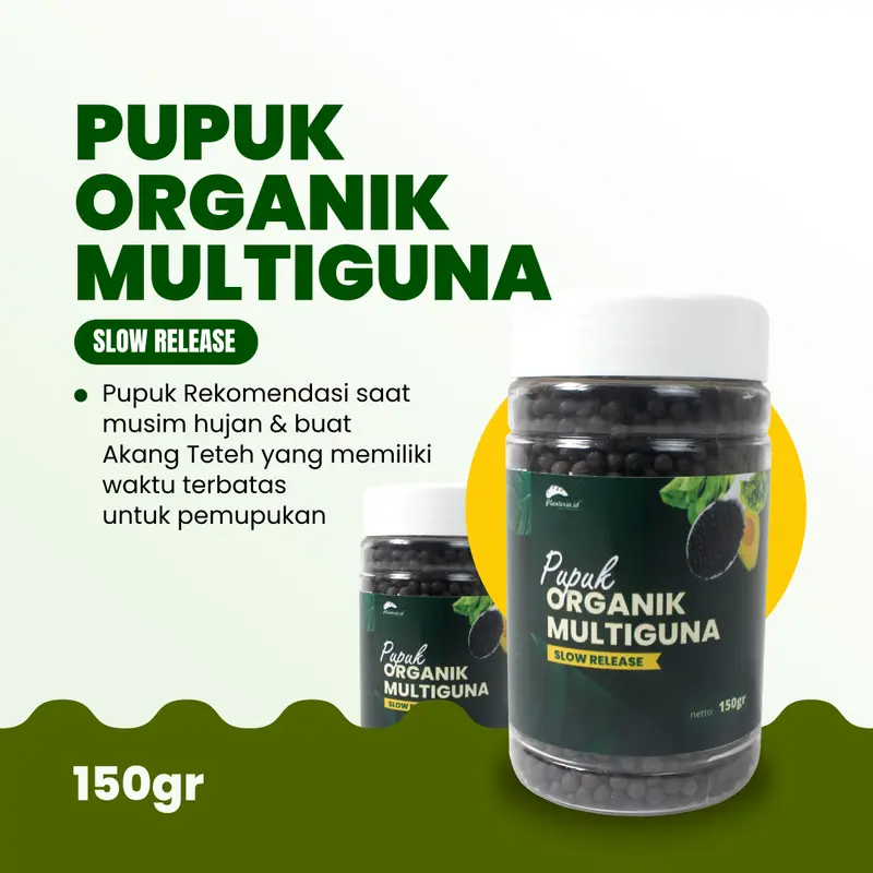 Pupuk Organik Multiguna Granule Bikin Tanaman Sehat Alami Hijau Tanah 0