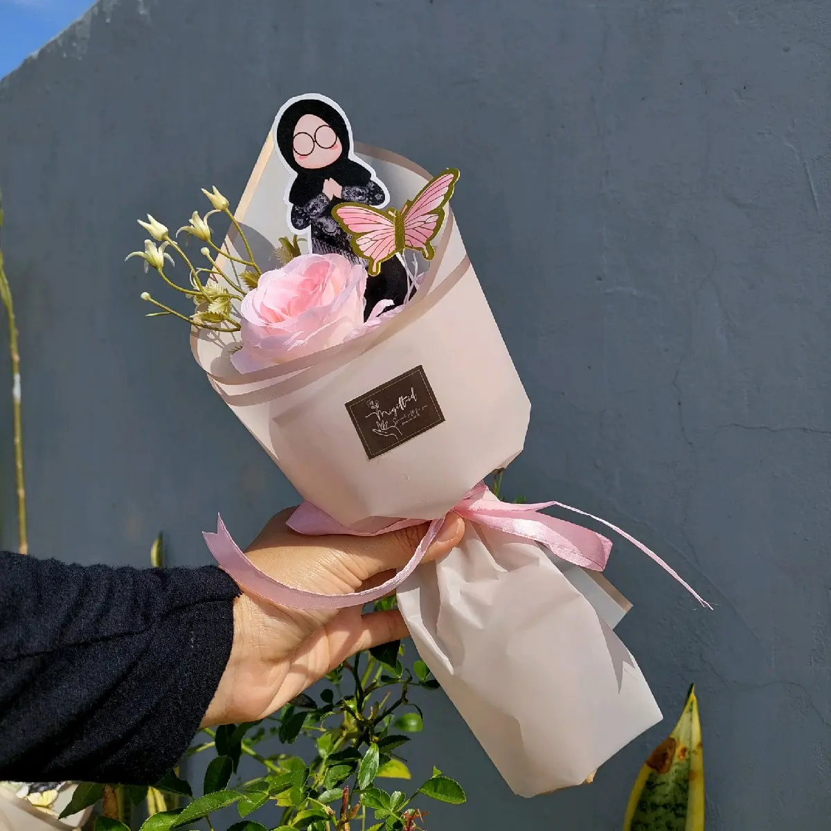 migift_id /buket hari guru /buket single rose /buket teacherday
