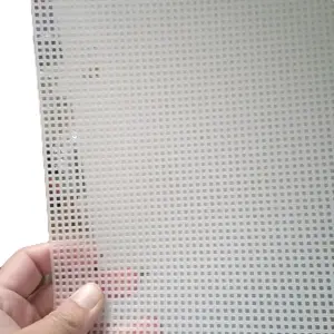 plastik kanvas rajut/crosstitch kotak lembaran 7 CT Kerajinan