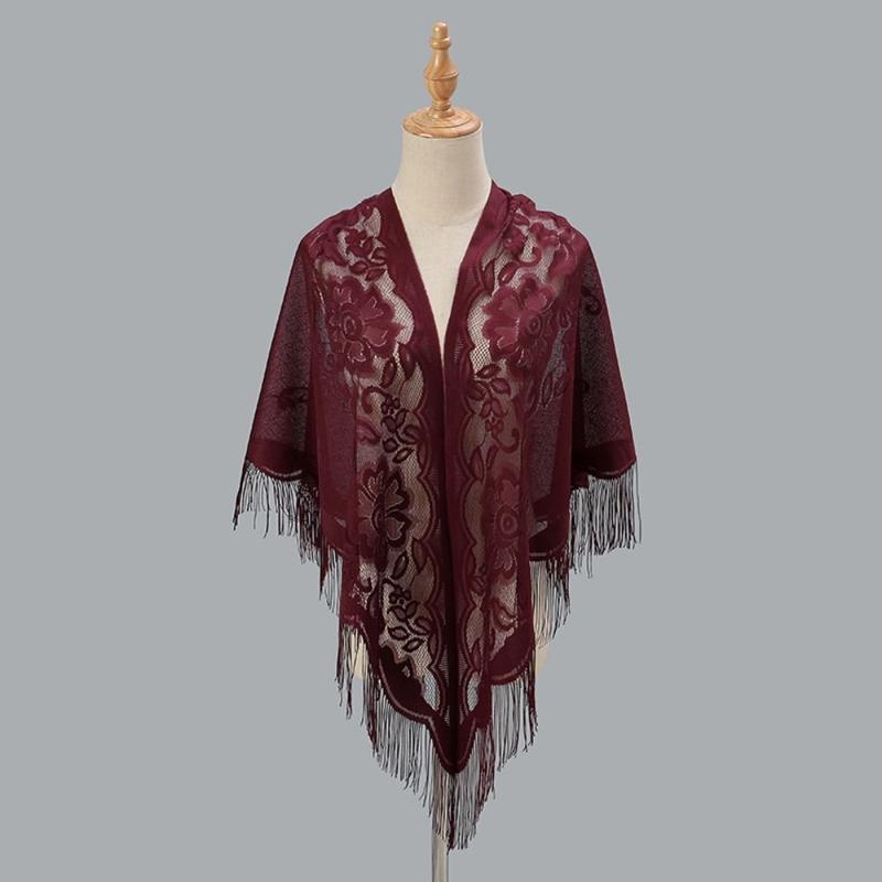 Product Introduction of Khăn Choàng Rỗng Cho Nữ, Phụ Kiện Đám Cưới Có Tua Rua, Khăn Choàng Cô Dâu Nhiều Màu, Khăn Quàng Cổ Thời Trang Cho Nữ 8