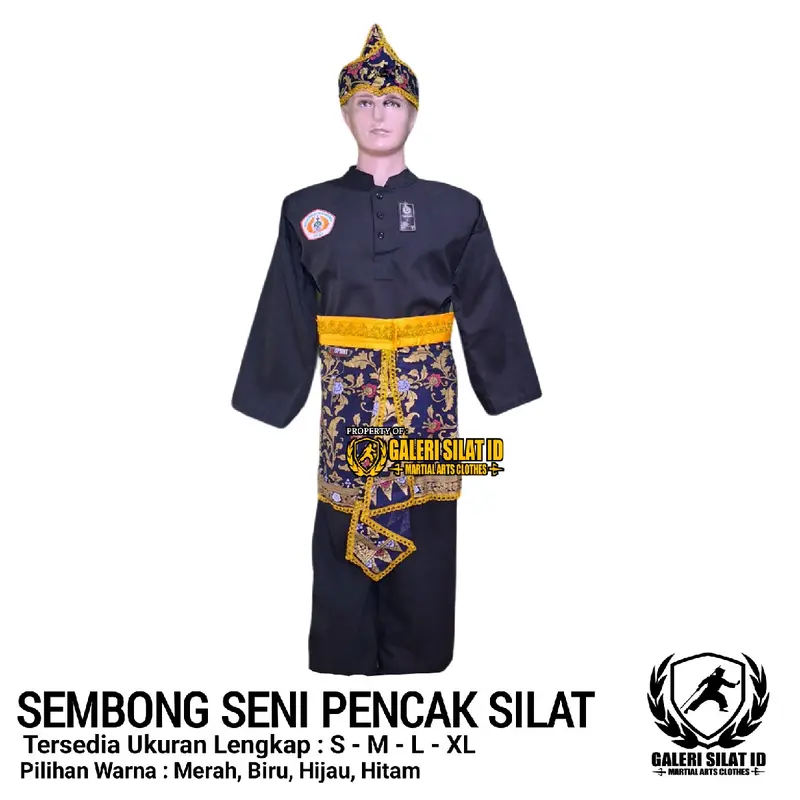 Sembong Pencak Silat - Kain Seni Pencak Silat - Dodot Silat IPSI - Atribut Seni Silat - Aksesories Seni Silat Batik Prada - Jarik Prada 5